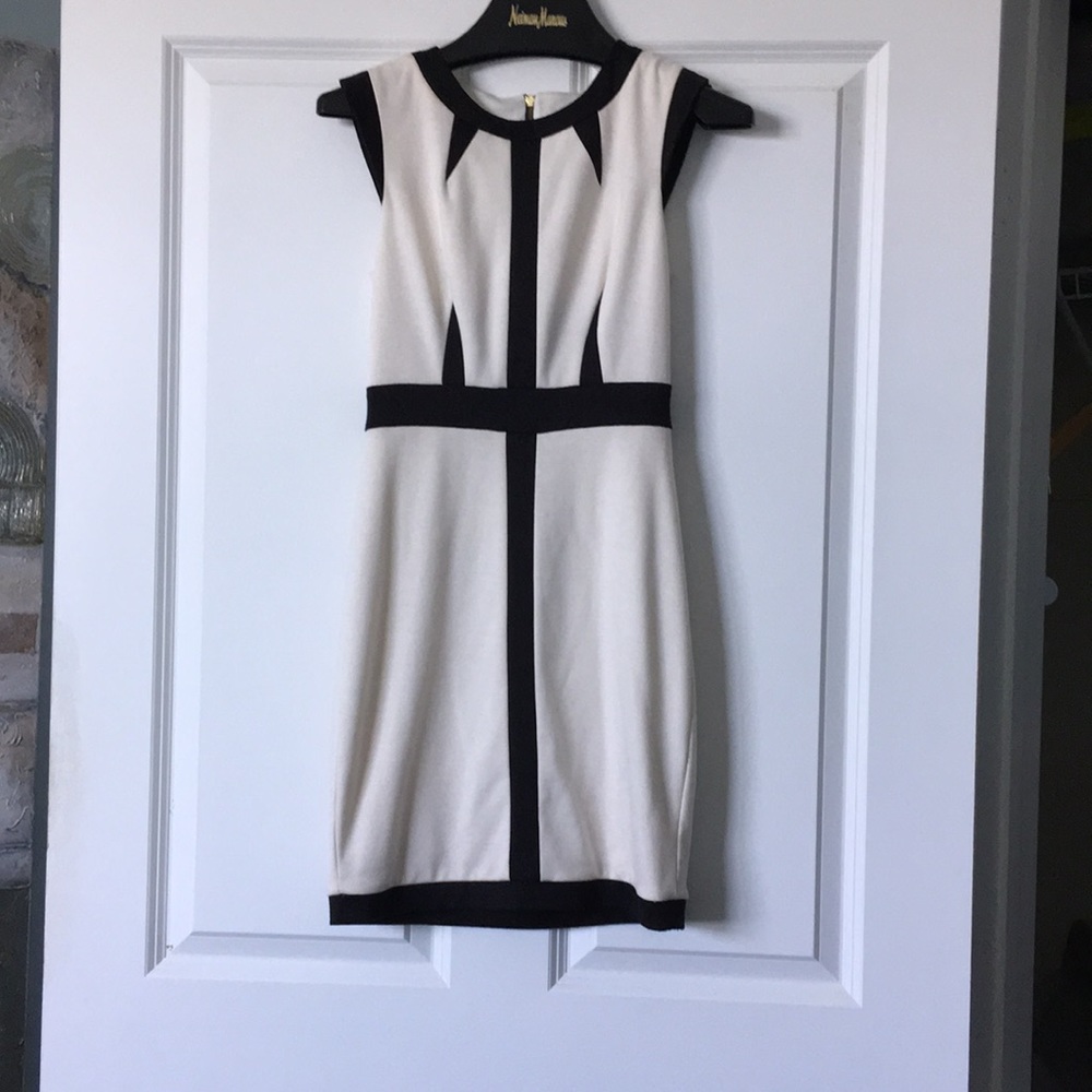 Marciano White Black Dress